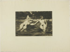 Vatten-nymfer av Anders Leonard Zorn