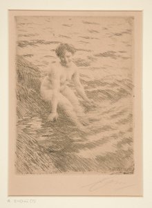 Våt av Anders Leonard Zorn
