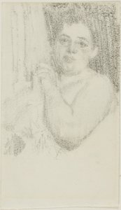 Kvinna med knäppta händer av Anders Zorn