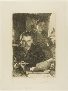 Zorn och hans fru av Anders Leonard Zorn