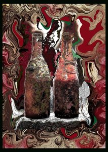 GOOD OLD WINE, 2002 (Digital målning) av Ando Gilardi