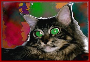 STREGATTONE, 2004 (Digital målning) av Ando Gilardi