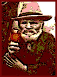 TOAST TO THE PAST LIFE, 2002 (Digital målning)