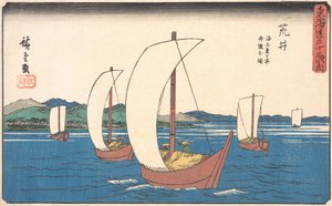 Arai, ca. 1842, ca. 1842. av Ando Hiroshige