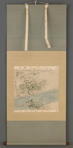 Arashiyama i snö, Edo-perioden, 1800-talet. av Ando Hiroshige