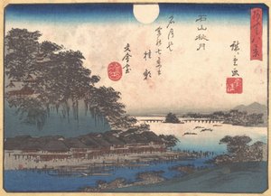 Höstmåne vid Ishiyama, 1857., 1857.
