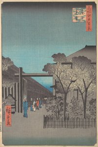 Kakuchu Shinonome, 4:e månaden, ormår 1857., 4:e månad, ormår 1857. av Ando Hiroshige