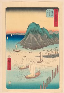 Maisaka från serien 53 Stations of Tokaido av Ando Hiroshige