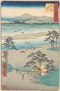 Funnen, 1855. , 1855. av Ando Hiroshige