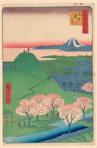 New Fuji, Meguro (meguro, Shin-Fuji) Från serien Hundra berömda vyer av Edo av Ando Hiroshige