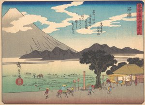 Numazu, från serien The Fifty-three Stations of the Tokaido Road, tidigt 1900-tal. av Ando Hiroshige