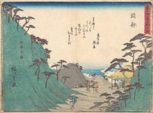 Okabe, ca. 1838., ca. 1838. av Ando Hiroshige