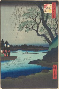 Åh Maya, Rive Sumida, va? 1857. , mygga. 1857. av Ando Hiroshige