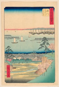 Shinagawa från serien 53 Stations of Tokaido av Ando Hiroshige
