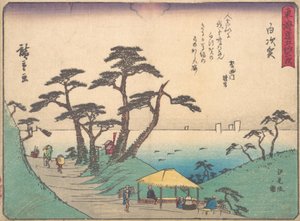 Shirasuka, va? 1838. , mygga. 1838. av Ando Hiroshige