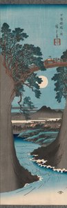 Möngke y B anledningen till att medlem möter P Rovinse Koyo Saruhashis figur, eller hur? 1841-42. av Ando Hiroshige