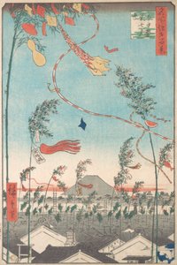 Tanabata-festivalen, från serien One Hundred Famous Views of Edo, 1857., 1857. av Ando Hiroshige