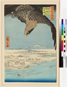 Fukagawa Susaki och Jūmantsubo av Ando or Utagawa Hiroshige