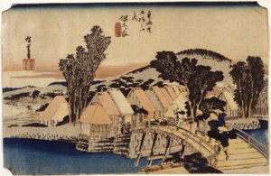 Hodogaya, Shinmachi B Ridge av Ando or Utagawa Hiroshige