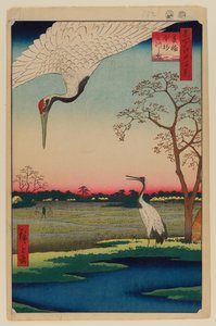 Minowa, Kanasugi, Mikawashima av Ando or Utagawa Hiroshige