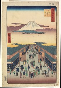 Suruga-chō av Ando or Utagawa Hiroshige
