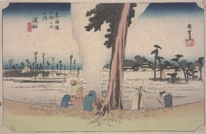 Vinterscen av Ando or Utagawa Hiroshige