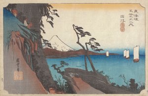 Yui (träblock i färg) av Ando or Utagawa Hiroshige