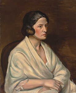 Byst av en kvinna med sjal av Andre Derain