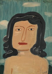 Brunett kvinna