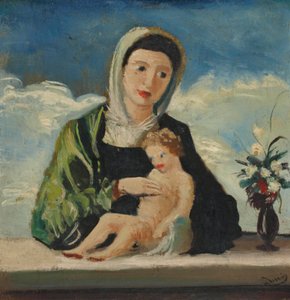 Jungfru Maria med barnet (efter Bellini) av Andre Derain