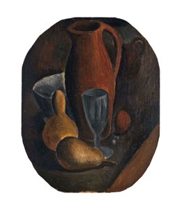 Stilleben med glas av Andre Derain