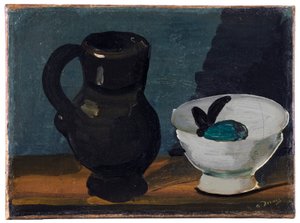 Stilleben med kanna och skål av Andre Derain