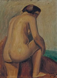 Nu de dos av Andre Derain