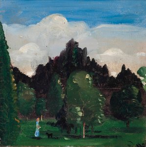 Landskap i Ile-de-France av Andre Derain