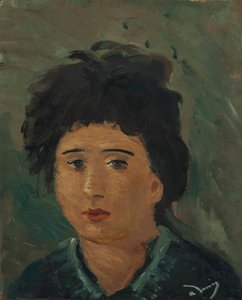 Porträtt av en kvinna av Andre Derain