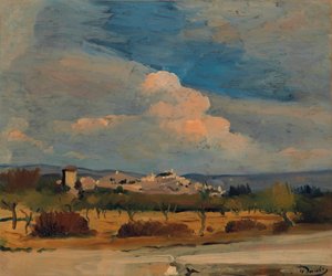 Utsikt över Eygalières av Andre Derain