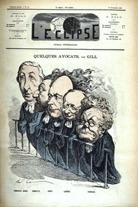 André Gill - Några advokater - L