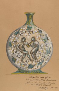 Vas med dansande figurer av André Metthey