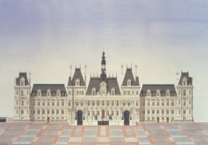 Hotel de Ville, Paris av Andras Kaldor