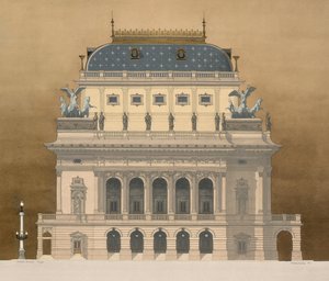 Nationalteatern, Prag, Tjeckien av Andras Kaldor