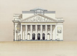 Teatre Royal de la Monnaie, Bryssel, Belgien av Andras Kaldor