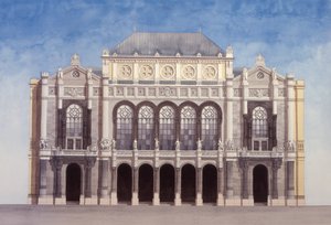 Vigado konserthus, Budapest, Ungern av Andras Kaldor