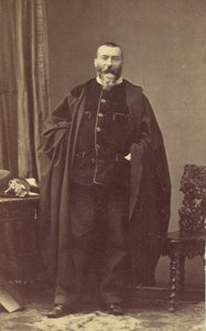 Alphonse Karr, 1850-talet. av Andre Adolphe Eugene Disderi