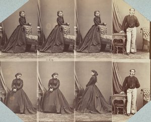Dräkter V, 1863-67. av Andre Adolphe Eugene Disderi
