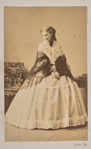 Hertiginnan Sofia de Morny 1838-1896, född grevinnan Trubetskaja, 1862. av Andre Adolphe Eugene Disderi