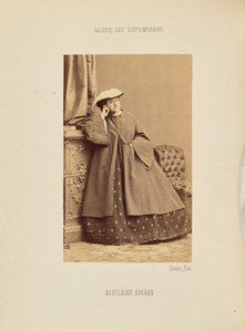 Madeleine Brohan av Andre Adolphe Eugene Disderi