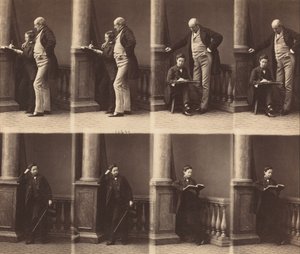 Mr Jadin och Son, ca. 1860. av Andre Adolphe Eugene Disderi