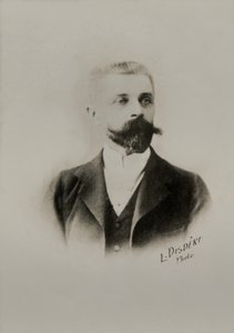 Porträtt av den franske målaren Andre Brouillet ( 1857