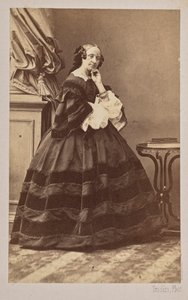 Porträtt av ballerinan Marie Taglioni 1804-1884, 1862.