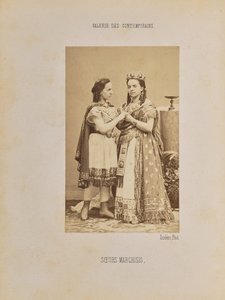 Marchisio-systrar av Andre Adolphe Eugene Disderi